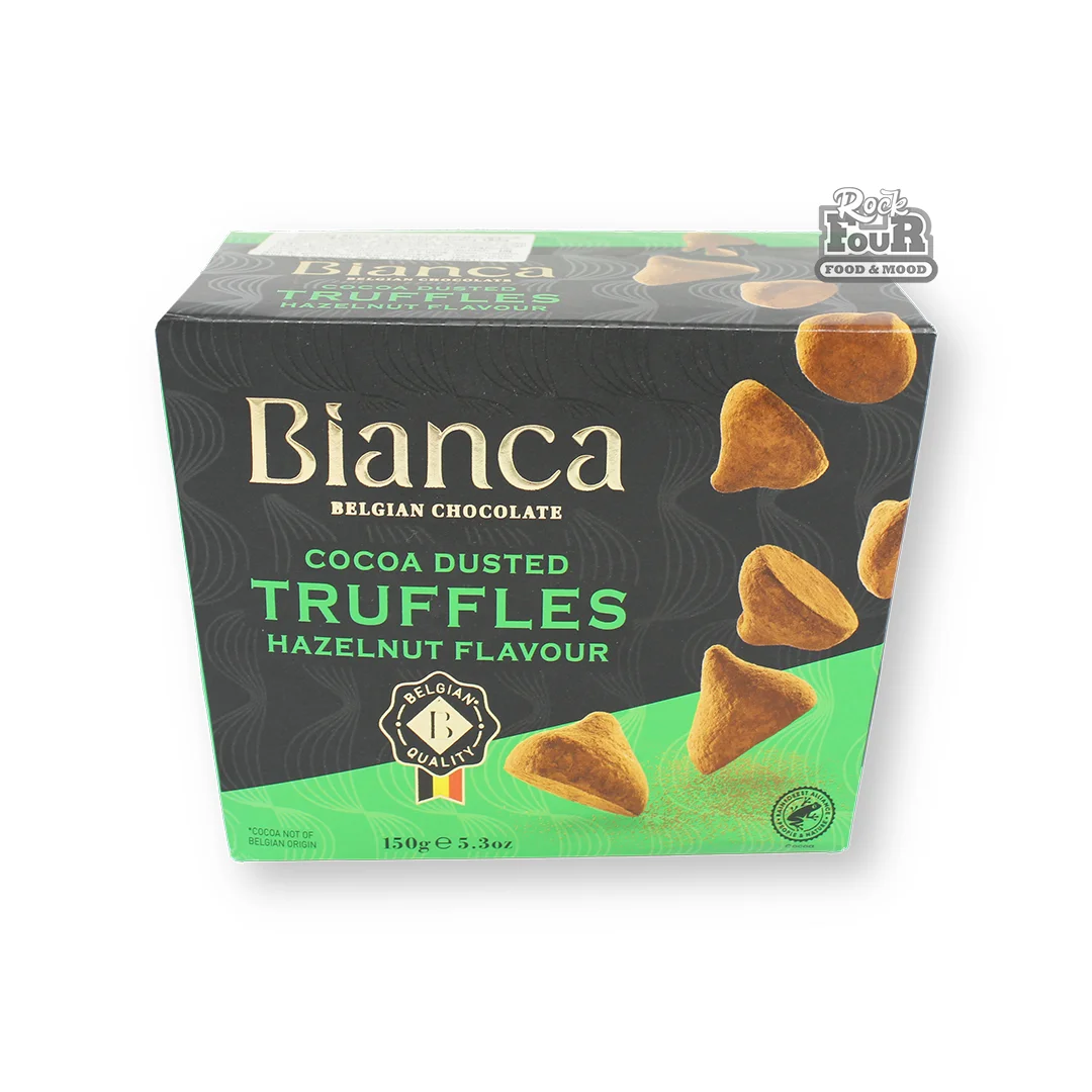 Տրյուֆելներ «Bianca» պատված կակաոյի փոշիով, պնդուկի համով 150գ
